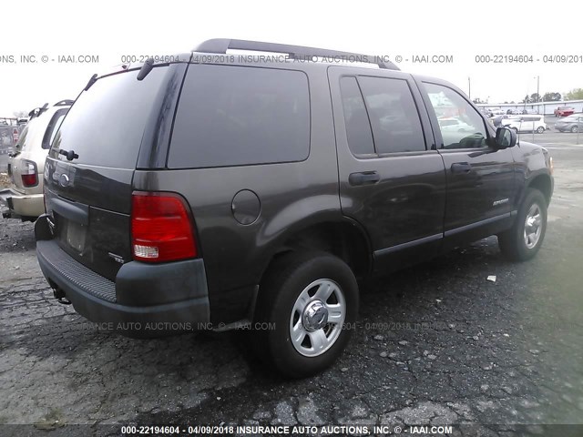 1FMZU62K85ZA77789 - 2005 FORD EXPLORER XLS/XLS SPORT GRAY photo 4