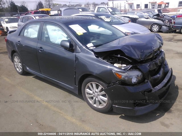 2T1BU4EEXAC470133 - 2010 TOYOTA COROLLA S/LE/XLE GRAY photo 1