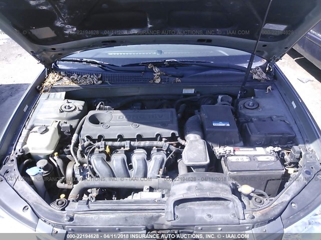 5NPET4ACXAH656899 - 2010 HYUNDAI SONATA GLS ნაცრისფერი ფოტო 10