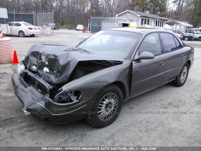 2G4WS55J431173186 - 2003 BUICK CENTURY CUSTOM GOLD photo 2