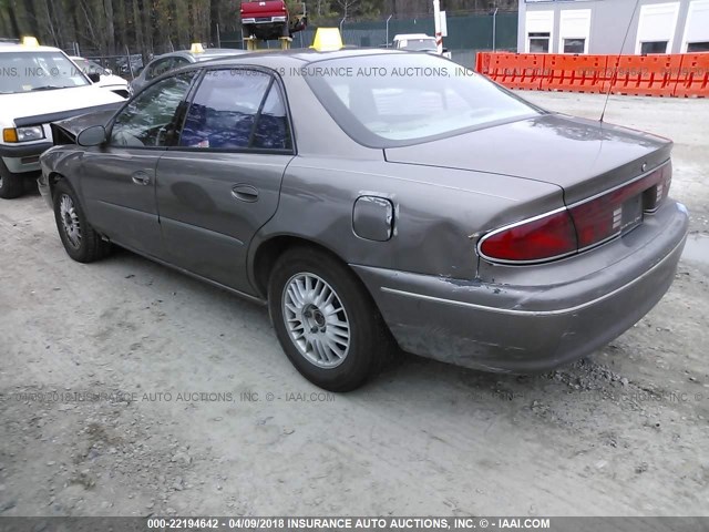 2G4WS55J431173186 - 2003 BUICK CENTURY CUSTOM GOLD photo 3