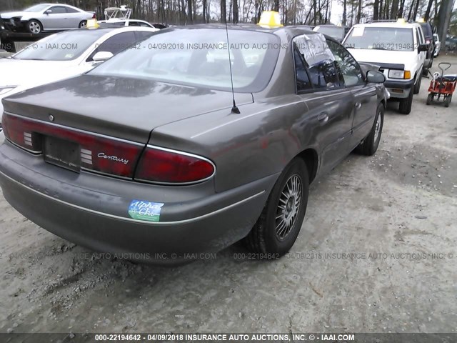 2G4WS55J431173186 - 2003 BUICK CENTURY CUSTOM GOLD photo 4