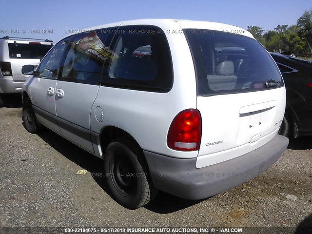 2B4GP45G7XR410749 - 1999 DODGE CARAVAN SE/SPORT WHITE photo 3