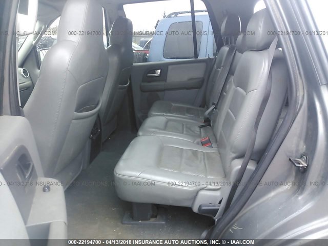 1FMFU16L04LB35095 - 2004 FORD EXPEDITION XLT GRAY photo 8