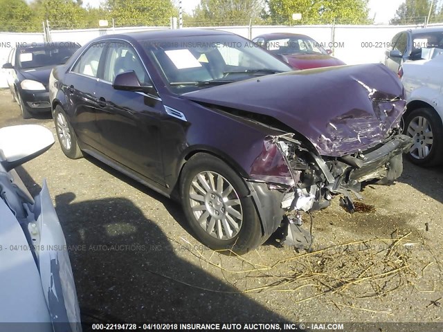 1G6DE5EG2A0101261 - 2010 CADILLAC CTS LUXURY COLLECTION BURGUNDY photo 1