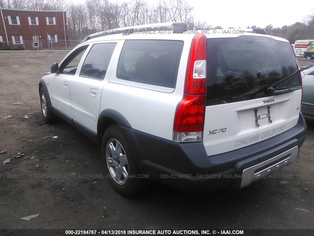 YV4SZ592061234025 - 2006 VOLVO XC70 WHITE photo 3