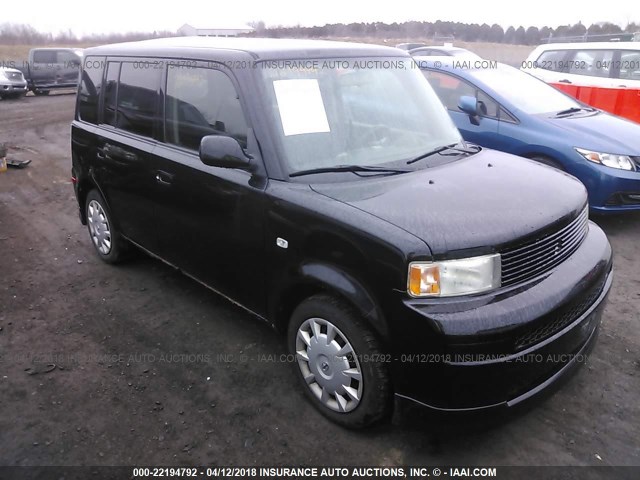 JTLKT334964072482 - 2006 TOYOTA SCION XB შავი ფოტო 1