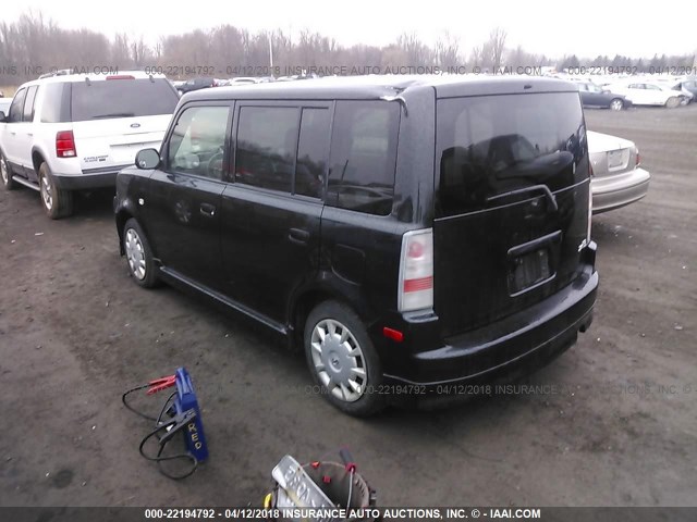 JTLKT334964072482 - 2006 TOYOTA SCION XB შავი ფოტო 3