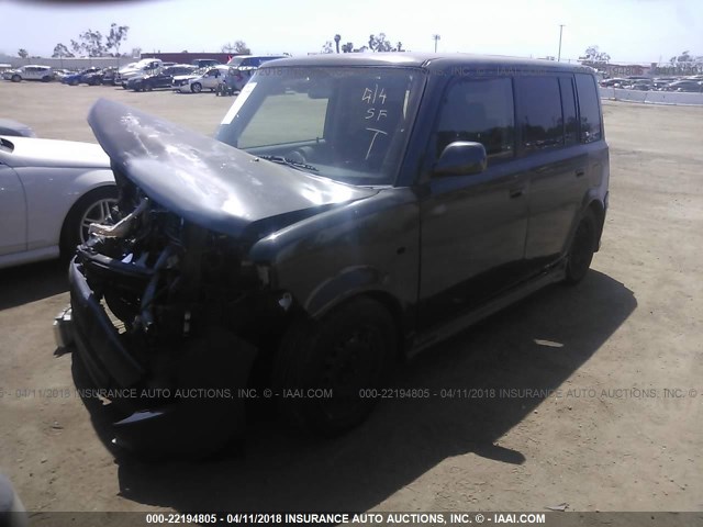JTLKT324750192305 - 2005 TOYOTA SCION XB BLACK photo 2