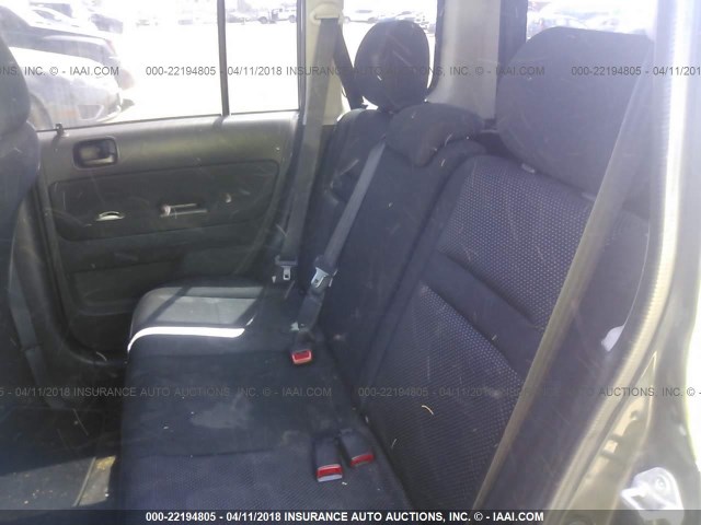 JTLKT324750192305 - 2005 TOYOTA SCION XB BLACK photo 8
