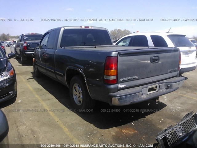 2GCEC19V621235222 - 2002 CHEVROLET SILVERADO C1500 GRAY photo 3