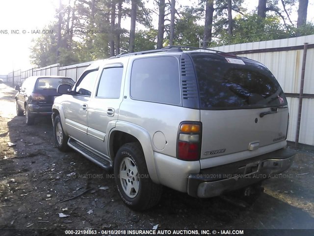 1GNEC13T45R130284 - 2005 CHEVROLET TAHOE C1500 SILVER photo 3