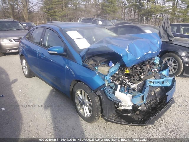 1FADP3F23GL207908 - 2016 FORD FOCUS SE BLUE photo 1