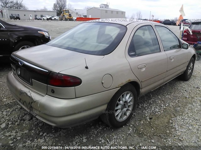 1FAFP6632XK230816 - 1999 FORD CONTOUR SE TAN photo 4