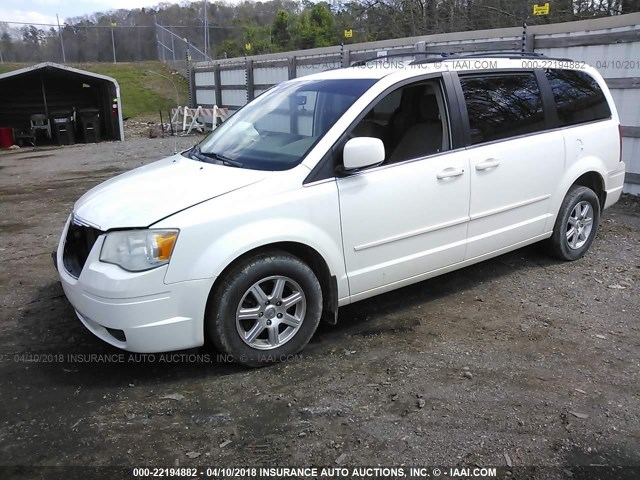 2A8HR54P28R610585 - 2008 CHRYSLER TOWN & COUNTRY TOURING WHITE photo 2