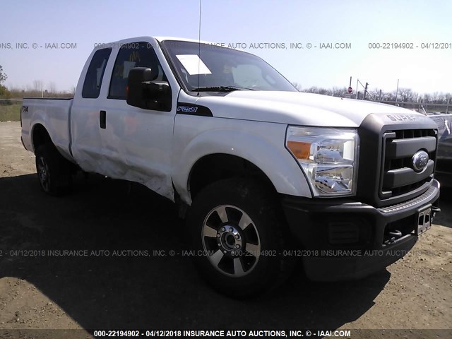 1FT7X2B66CEA41070 - 2012 FORD F250 SUPER DUTY WHITE photo 1