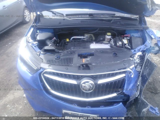 KL4CJASB5HB128291 - 2017 BUICK ENCORE PREFERRED Blau Foto 10