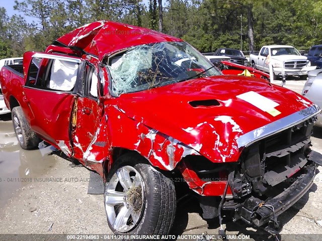 1C6RR7MT3FS627385 - 2015 RAM 1500 SPORT RED photo 1