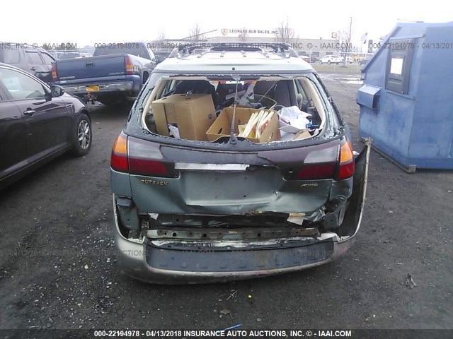 4S3BH675037633776 - 2003 SUBARU LEGACY OUTBACK AWP 绿色 照片 6