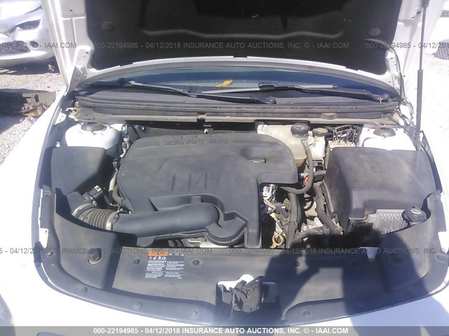 1G1ZB5E19BF380318 - 2011 CHEVROLET MALIBU LS WHITE photo 10