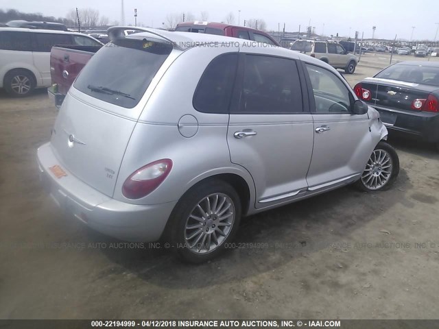 3A8FY68828T132555 - 2008 CHRYSLER PT CRUISER LIMITED SILVER photo 4