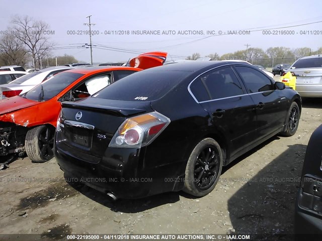 1N4AL21E98N445312 - 2008 NISSAN ALTIMA 2.5/2.5S BLACK photo 4