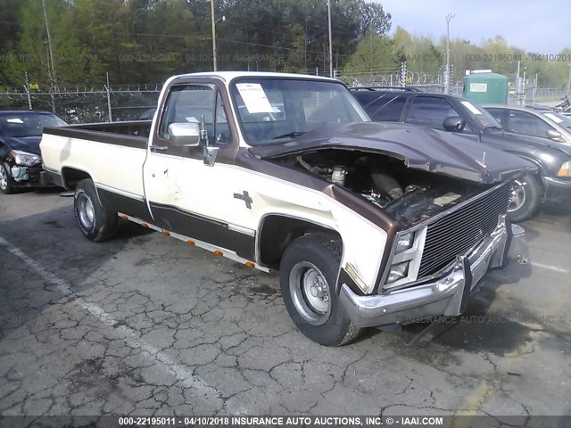 2GCDC14H9G1123762 - 1986 CHEVROLET C10 BROWN photo 1