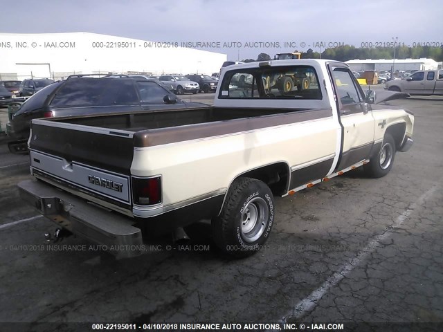 2GCDC14H9G1123762 - 1986 CHEVROLET C10 BROWN photo 4