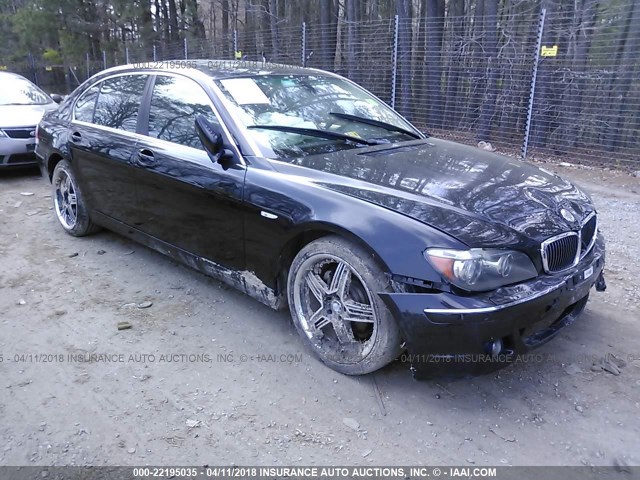 WBAHN83507DT75901 - 2007 BMW 750 BLACK photo 1