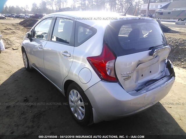 3N1CE2CP9GL377090 - 2016 NISSAN VERSA NOTE S/S PLUS/SV/SL/SR SILVER photo 3