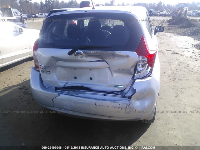 3N1CE2CP9GL377090 - 2016 NISSAN VERSA NOTE S/S PLUS/SV/SL/SR SILVER photo 6