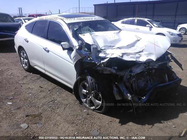 5J6TF2H57CL005331 - 2012 HONDA CROSSTOUR EXL WHITE photo 1