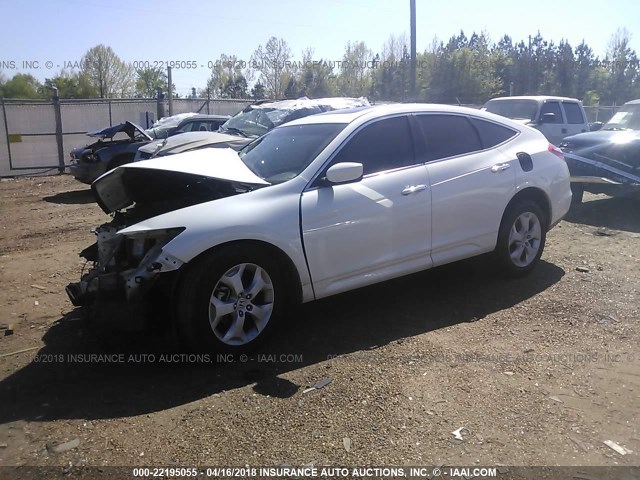 5J6TF2H57CL005331 - 2012 HONDA CROSSTOUR EXL WHITE photo 2