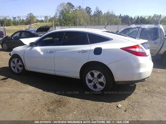 5J6TF2H57CL005331 - 2012 HONDA CROSSTOUR EXL WHITE photo 3