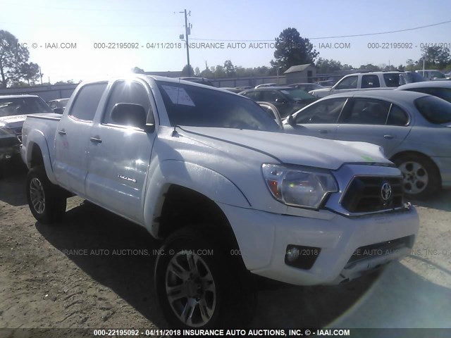 5TFLU4EN4FX134345 - 2015 TOYOTA TACOMA DOUBLE CAB/TRD PRO WHITE photo 1