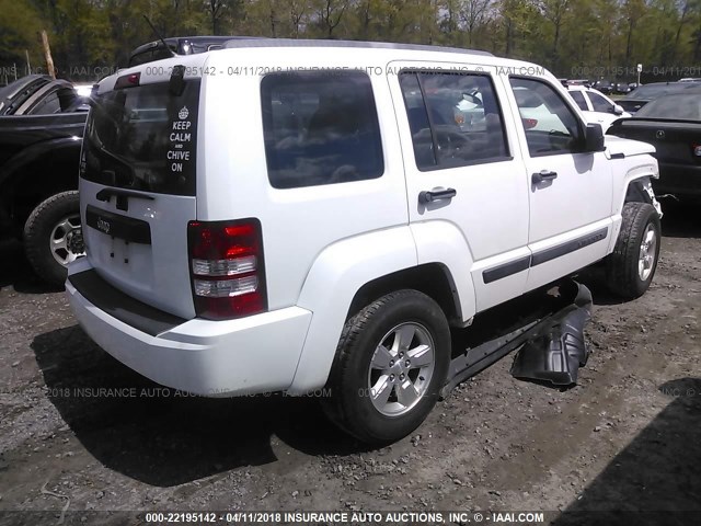 1J4PN2GK2BW591462 - 2011 JEEP LIBERTY SPORT 白色 照片 4