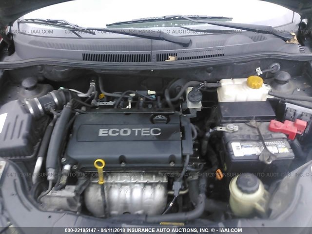 KL1TD66E39B628764 - 2009 CHEVROLET AVEO LS/LT 黑色 照片 10