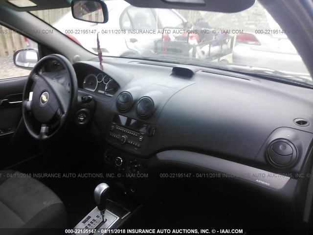 KL1TD66E39B628764 - 2009 CHEVROLET AVEO LS/LT 黑色 照片 5
