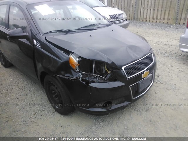 KL1TD66E39B628764 - 2009 CHEVROLET AVEO LS/LT 黑色 照片 6