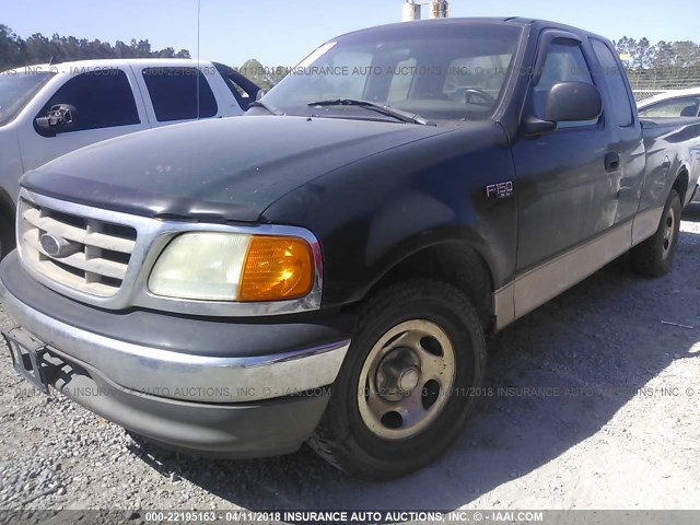 2FTRX17224CA73529 - 2004 FORD F-150 HERITAGE CLASSIC GREEN photo 2