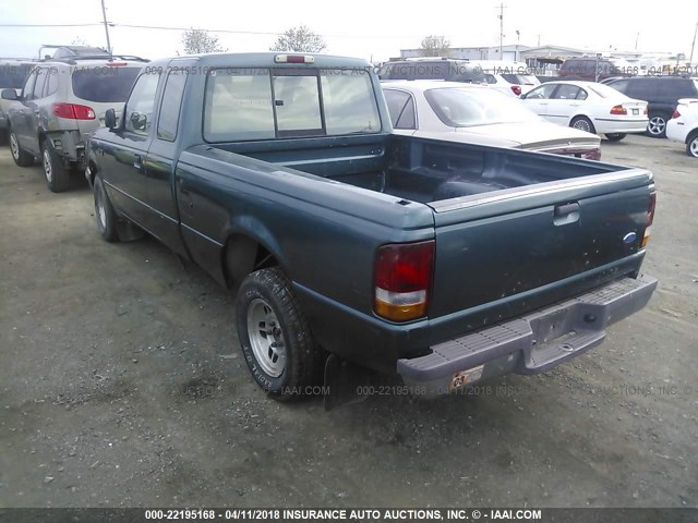 1FTCR14A9VPA45304 - 1997 FORD RANGER SUPER CAB TEAL photo 3