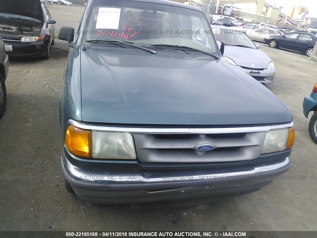 1FTCR14A9VPA45304 - 1997 FORD RANGER SUPER CAB TEAL photo 6