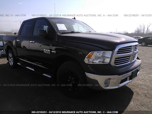 3C6RR7LT1FG597716 - 2015 RAM 1500 SLT BROWN photo 1