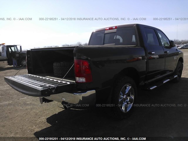 3C6RR7LT1FG597716 - 2015 RAM 1500 SLT BROWN photo 4