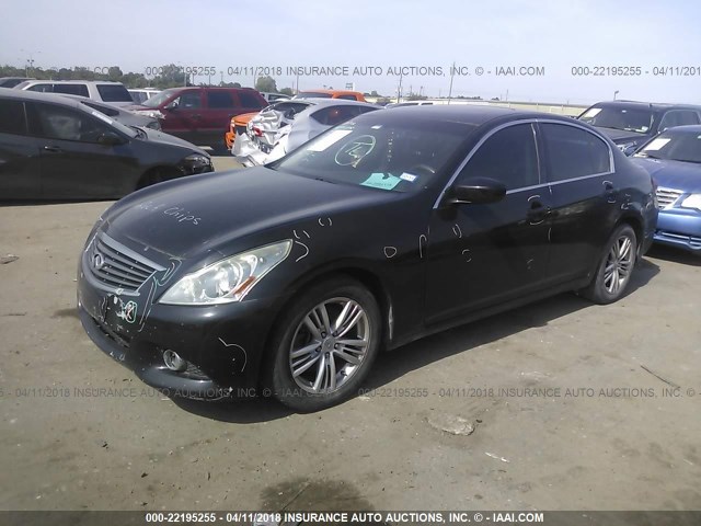 JN1CV6AP5BM506015 - 2011 INFINITI G37 SPORT BLACK photo 2