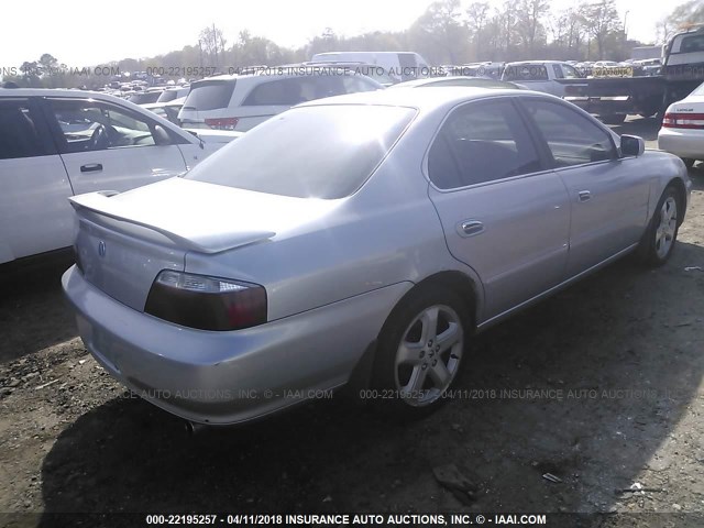 19UUA56852A003239 - 2002 ACURA 3.2TL TYPE-S SILVER photo 4