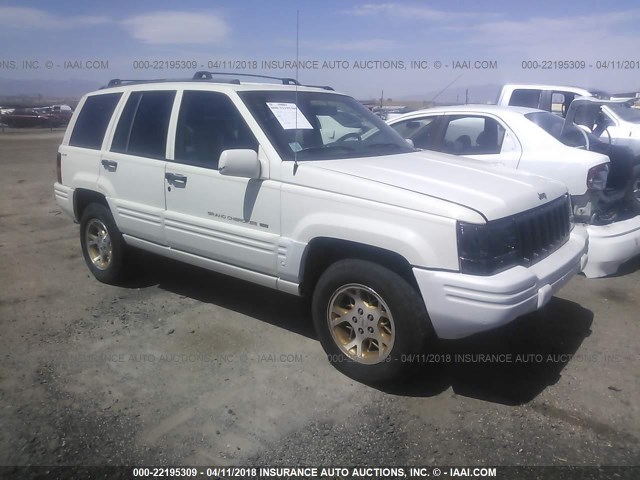 1J4GZ78Y3TC351280 - 1996 JEEP GRAND CHEROKEE LIMITED WHITE photo 1