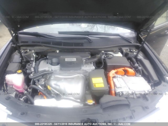 4T1BD1FK5CU051840 - 2012 TOYOTA CAMRY HYBRID/LE/XLE 黑色 照片 10