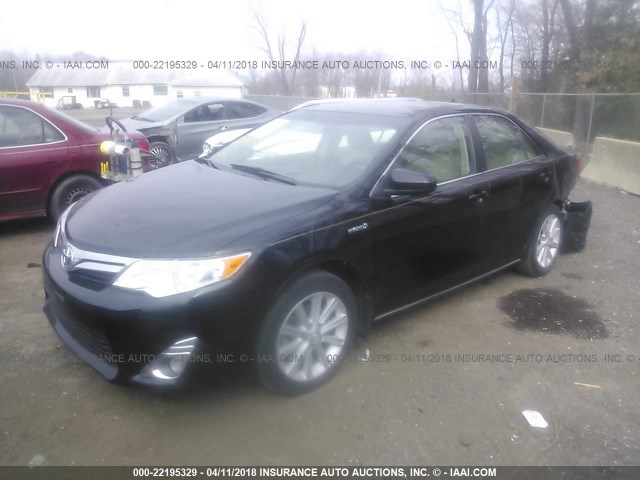 4T1BD1FK5CU051840 - 2012 TOYOTA CAMRY HYBRID/LE/XLE 黑色 照片 2