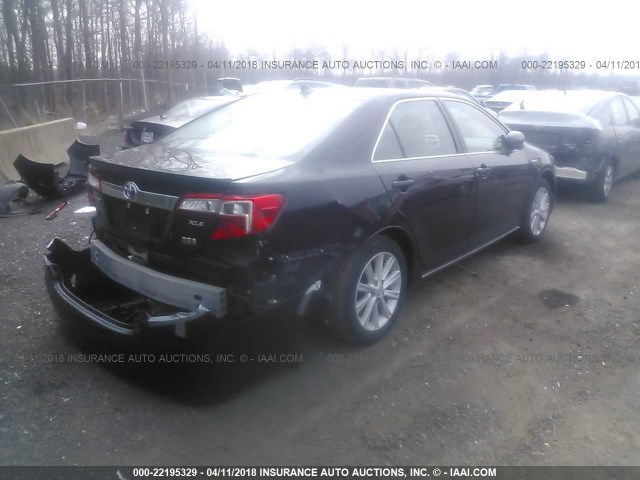 4T1BD1FK5CU051840 - 2012 TOYOTA CAMRY HYBRID/LE/XLE 黑色 照片 4